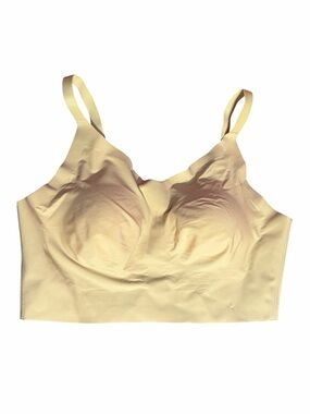 Okko Longline Seamless Bralette Light Beige XXXL Wireless Lounge Bra